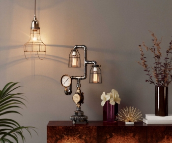 Industrial Style Table Lamp-ID:712358005