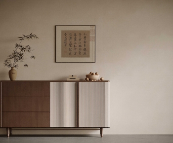 New Chinese Style Entrance Cabinet-ID:302711019