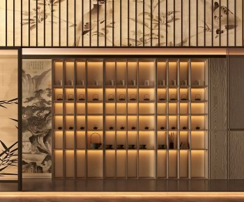 New Chinese Style Decorative Cabinet-ID:111079937