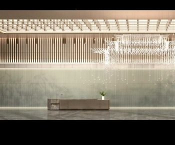 Modern Office Reception Desk-ID:569319019