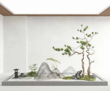 New Chinese Style Plant Landscaping-ID:126879938