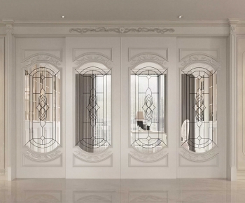 French Style Sliding Door-ID:859076982