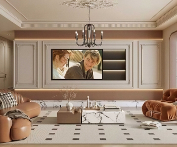 Modern A Living Room-ID:585175041