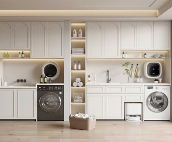 Modern Laundry Cabinet-ID:227911959