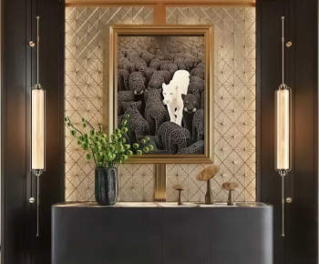 New Chinese Style Entrance Cabinet-ID:846949107