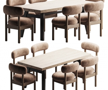 Modern Dining Table And Chairs-ID:336442951
