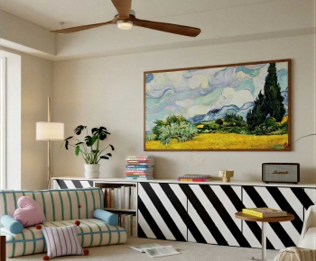 Modern A Living Room-ID:567358977