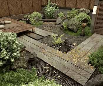 Japanese Style Courtyard/landscape-ID:930351021
