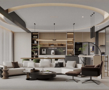 Modern A Living Room-ID:775352008