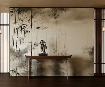 New Chinese Style Reception Desk-ID:306649228