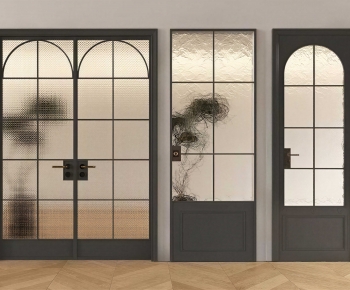 French Style Single Door-ID:243556022
