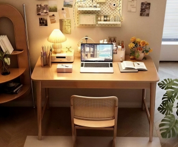 Modern Computer Desk And Chair-ID:990705972