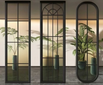 Modern Glass Screen Partition-ID:730003123
