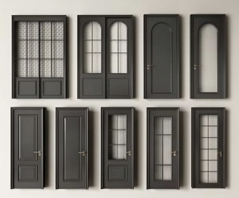 French Style Single Door-ID:255682952