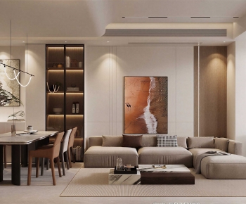 Modern A Living Room-ID:474056018