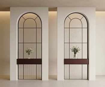 Modern Glass Screen Partition-ID:163005118