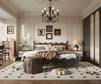 French Style Bedroom-ID:989630946
