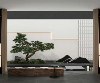 New Chinese Style Plant Landscaping-ID:980873115