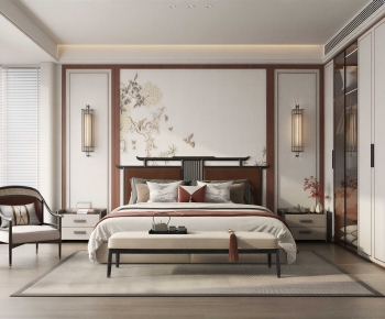 New Chinese Style Bedroom-ID:568583013