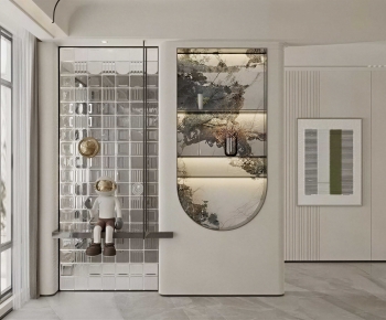 Modern Glass Screen Partition-ID:506547933