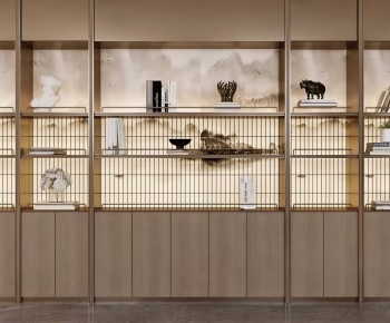 New Chinese Style Decorative Cabinet-ID:460764884