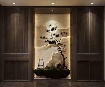 New Chinese Style Hallway-ID:677795893