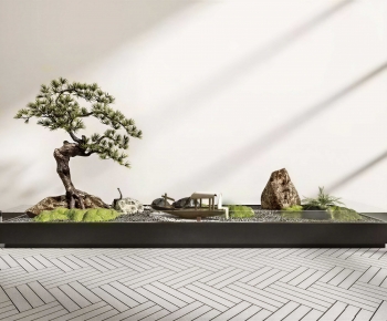 New Chinese Style Plant Landscaping-ID:975873953