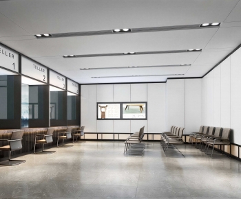 Modern Office Reception Desk-ID:204535011