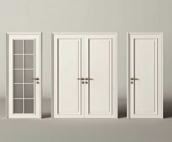 French Style Single Door-ID:807637938