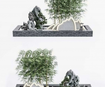 New Chinese Style Plant Landscaping-ID:310080157