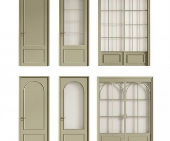 French Style Single Door-ID:788212063