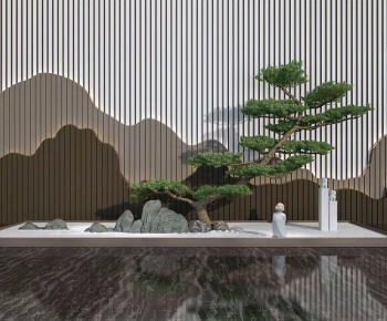 New Chinese Style Plant Landscaping-ID:339587936