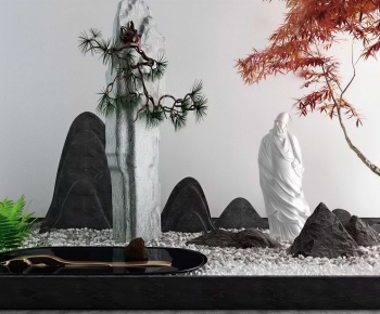 New Chinese Style Plant Landscaping-ID:955873018