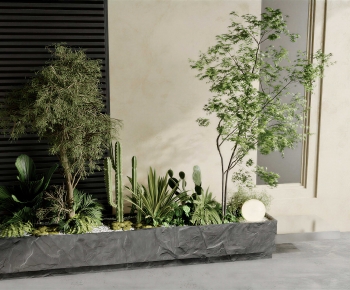 Modern Plant Landscaping-ID:605364089