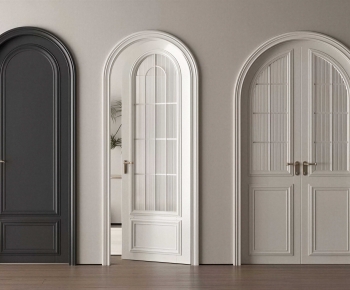 French Style Single Door-ID:836167105