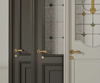 French Style Single Door-ID:764445077