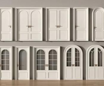 French Style Single Door-ID:659408092