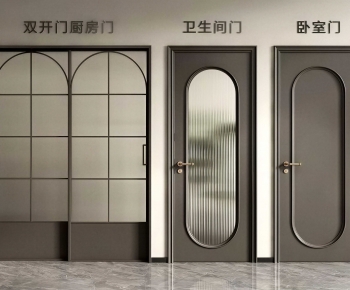 French Style Single Door-ID:350806955