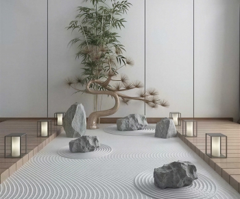 New Chinese Style Plant Landscaping-ID:580451018