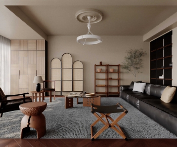 Modern A Living Room-ID:806423902