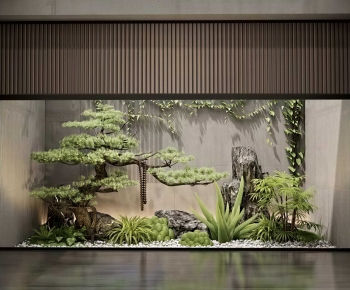 New Chinese Style Plant Landscaping-ID:205280839