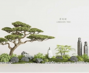 New Chinese Style Plant Landscaping-ID:294606929