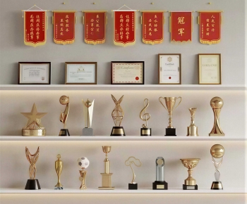 Modern Flag/badge/trophy/certificate-ID:878002884