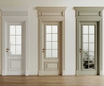 French Style Single Door-ID:992419009