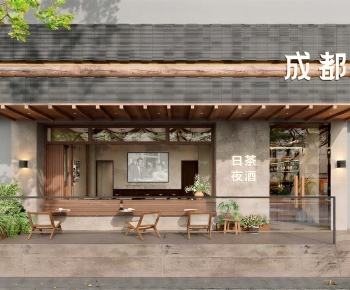 Modern Facade Element-ID:927383903