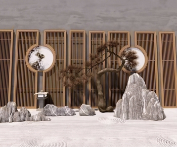 New Chinese Style Plant Landscaping-ID:971543079