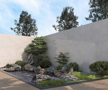 Japanese Style Courtyard/landscape-ID:279047971