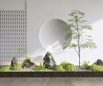 New Chinese Style Plant Landscaping-ID:710489034