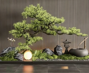 New Chinese Style Plant Landscaping-ID:946759942