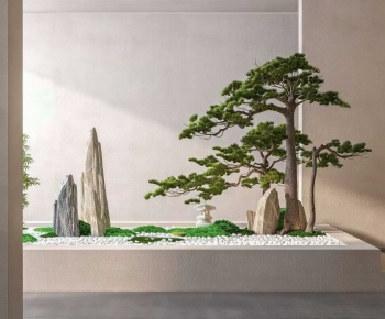 New Chinese Style Plant Landscaping-ID:748908046